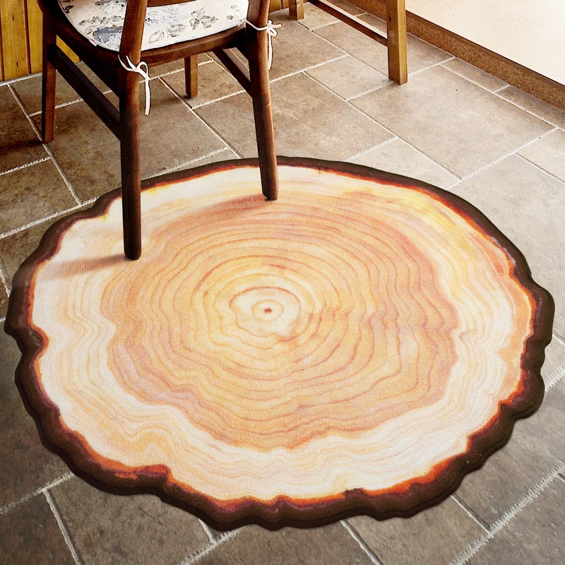 Round Home Carpet Old tree rings rug 150*150cm round Living Room Carpet Burlywood home mat short plush Parlor rugs Anitslip mats
Round Home Carpet Old tree rings rug 150*150cm round Living Room Carpet Burlywood home mat short plush Parlor rugs Anitslip mats