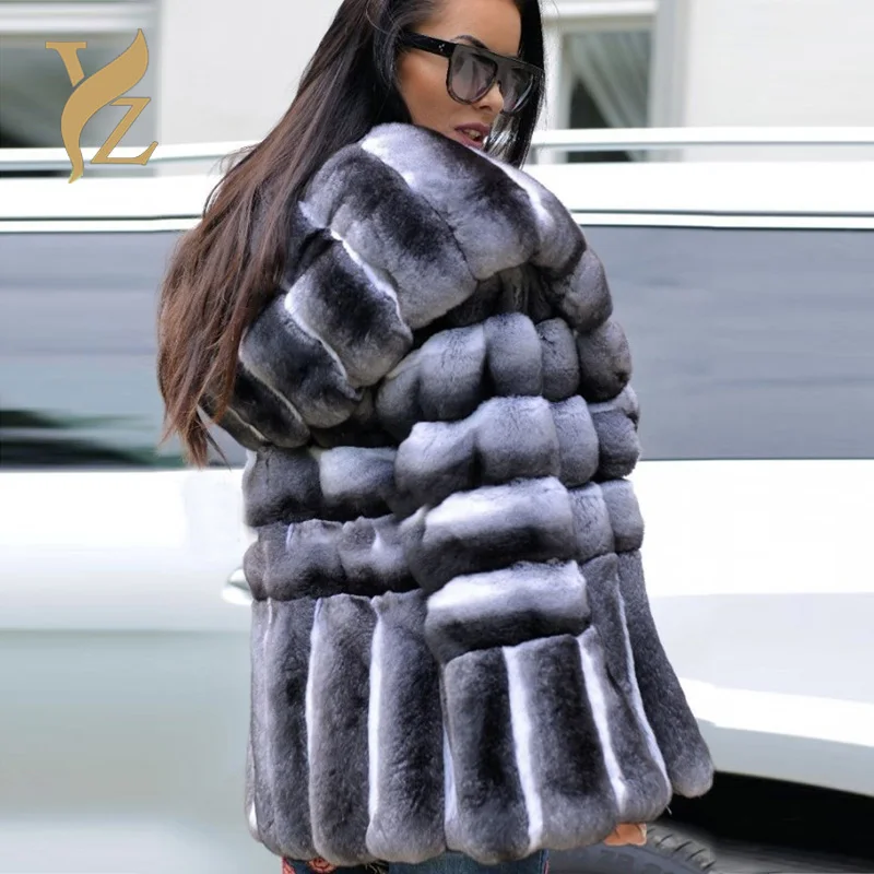 2018 New Style Chinchilla Rex Rabbit Fur Coats For Women Skirt Overcoats With Oversized Hooded Nature Rabbit Furs Winter Jacket
2018 New Style Chinchilla Rex Rabbit Fur Coats For Women Skirt Overcoats With Oversized Hooded Nature Rabbit Furs Winter Jacket