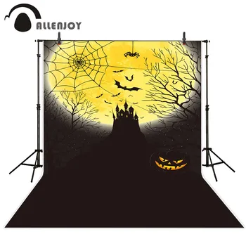Allenjoy Halloween backdrop decoration castle moon spider web bats evil pumpkin photography background fond studio photo
Allenjoy Halloween backdrop decoration castle moon spider web bats evil pumpkin photography background fond studio photo