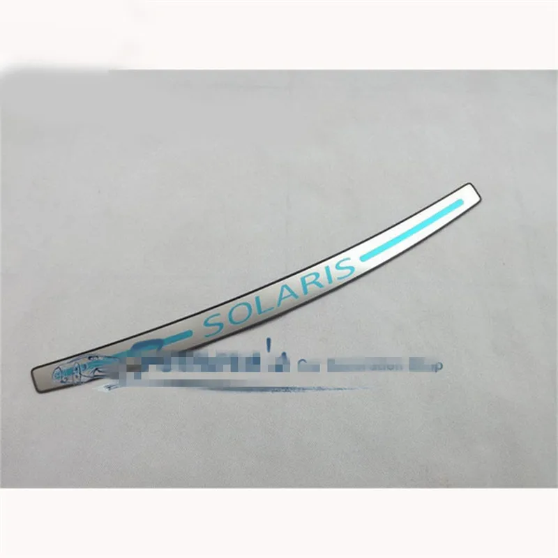 Car styling for 2011-2013 Hyundai SOLARIS VERNA Stainless Steel car Rear Bumper Protector Sill Trunk Tread Plate Trim
Car styling for 2011-2013 Hyundai SOLARIS VERNA Stainless Steel car Rear Bumper Protector Sill Trunk Tread Plate Trim