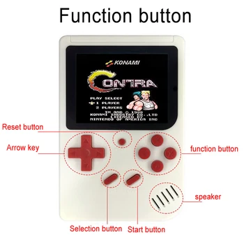 Mini Handheld Game Player Built-in 300 Games 3.0 inch TFT Color Screen Game Console Classic Portable Game Player Kid Gift
Mini Handheld Game Player Built-in 300 Games 3.0 inch TFT Color Screen Game Console Classic Portable Game Player Kid Gift