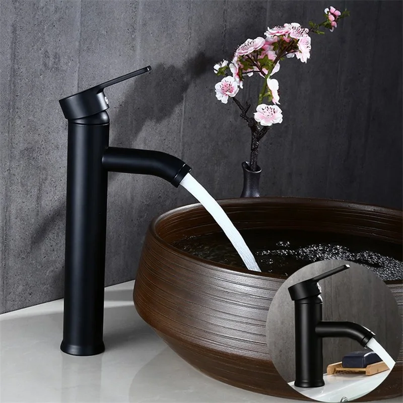 ITAS9921 Fashion black lacquer stainless steel hotel bathroom kitchen single holder single hole cold and hot faucet (E)
ITAS9921 Fashion black lacquer stainless steel hotel bathroom kitchen single holder single hole cold and hot faucet (E)