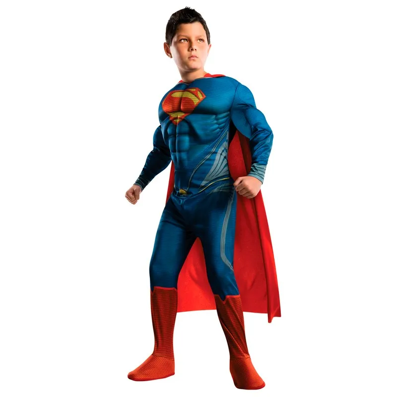 New-Arrival-Kids-Deluxe-Muscle-Superman-Halloween-Costume-