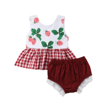 Newborn Kids Baby Girl Sleeveless Clothing Set Cotton Blend Plaid Tops Vest+Lace Shorts Brief 2Pcs Outfit Clothes Sleeveless
Newborn Kids Baby Girl Sleeveless Clothing Set Cotton Blend Plaid Tops Vest+Lace Shorts Brief 2Pcs Outfit Clothes Sleeveless