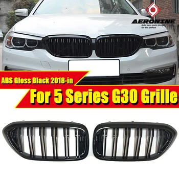 G30 Grill Auto Car Front Bumper Grille For BMW 5 Series 520i 530i 540i Double 2 Line Slats ABS Gloss Black Kidney Grille 2018-in
G30 Grill Auto Car Front Bumper Grille For BMW 5 Series 520i 530i 540i Double 2 Line Slats ABS Gloss Black Kidney Grille 2018-in