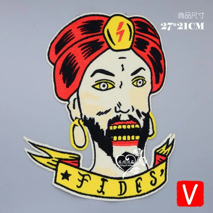 VIPOINT embroidery big Arab patches uncle patches badges applique patches for clothing DX-105
VIPOINT embroidery big Arab patches uncle patches badges applique patches for clothing DX-105