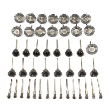 45pcs Wire Brushes Metal Rust Removing Wheels Steel Wire Wheels with Shank Pole Flat Copper T-shaped Polishing Brushes Set
45pcs Wire Brushes Metal Rust Removing Wheels Steel Wire Wheels with Shank Pole Flat Copper T-shaped Polishing Brushes Set