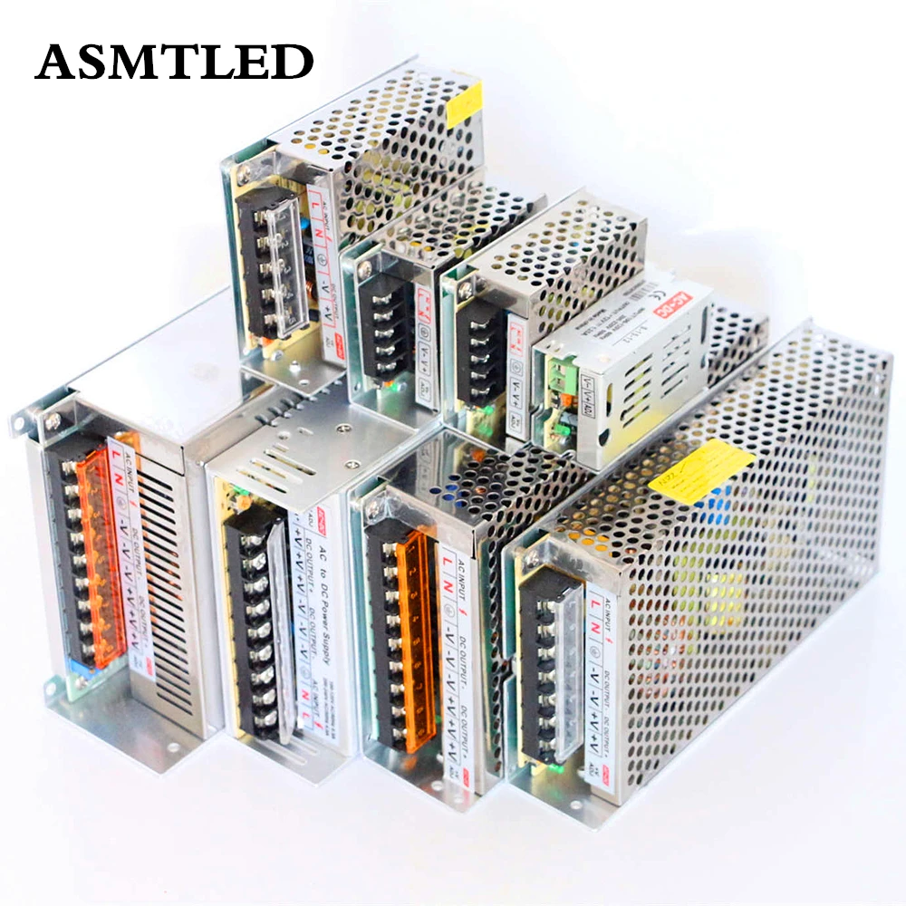 ASMTLED AC110/220V to DC12V Lighting Transformers 1A 2A 3A 5A 10A 15A 20A 30A 40A Regulated Power Supply for LED Strip Light
ASMTLED AC110/220V to DC12V Lighting Transformers 1A 2A 3A 5A 10A 15A 20A 30A 40A Regulated Power Supply for LED Strip Light
