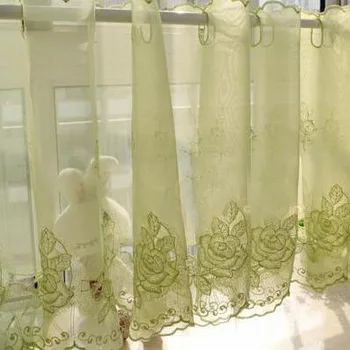 curtain Rose hollow coffee curtain semi-curtain finished kitchen small curtain through rod partition cabinet door curtai
curtain Rose hollow coffee curtain semi-curtain finished kitchen small curtain through rod partition cabinet door curtai
