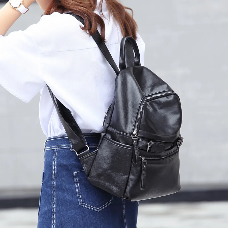 Hot Fashion Couples Backpack Teenagers Boys Girls Black/Brown/Gray PU Leather School Bag Preppy Style Women Backpack
Hot Fashion Couples Backpack Teenagers Boys Girls Black/Brown/Gray PU Leather School Bag Preppy Style Women Backpack