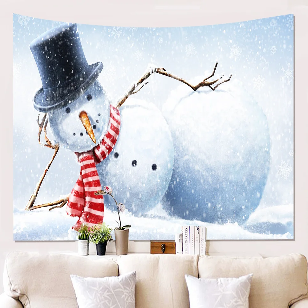 HAPPY NEW YEAR MERRY CHRISTMAS Snowman HD Tapestries Hanging Wall Tapestry Landscape Decorations For Home Shawl JDTAC34
HAPPY NEW YEAR MERRY CHRISTMAS Snowman HD Tapestries Hanging Wall Tapestry Landscape Decorations For Home Shawl JDTAC34