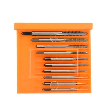 10pcs High Speed Steel Micro Taps Clock and Mini Tap Combination Multi-size M1-M3.5
10pcs High Speed Steel Micro Taps Clock and Mini Tap Combination Multi-size M1-M3.5