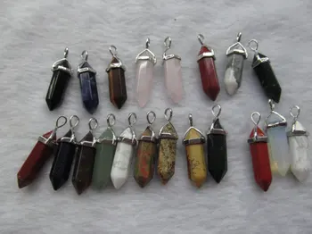 Susprising 12-piece 25-40mm Crystal Hexagonal Healing point pendant chakra cut Gmestone Pendant
Susprising 12-piece 25-40mm Crystal Hexagonal Healing point pendant chakra cut Gmestone Pendant