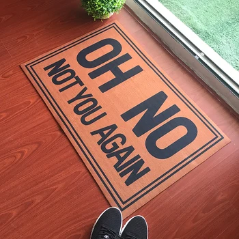 Funny Doormat Entrance Floor Mat Oh Shit Not You Again Mat Home and Office Rubber Door Mats Outdoor Welcome Mats for Front Door
Funny Doormat Entrance Floor Mat Oh Shit Not You Again Mat Home and Office Rubber Door Mats Outdoor Welcome Mats for Front Door