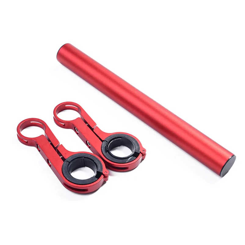Hot sale Bicycle Lights Holder 3 colors Bike Flashlight Holders Handle Bar Bicycle Accessories Extender Mount Bracket #4S27 (8)