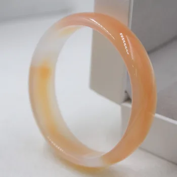Arrival Perfect Agate Bangle 15mmW For Woman Girl White And Light Red Agate Bangle 56mm New For Lady Best Gift
Arrival Perfect Agate Bangle 15mmW For Woman Girl White And Light Red Agate Bangle 56mm New For Lady Best Gift