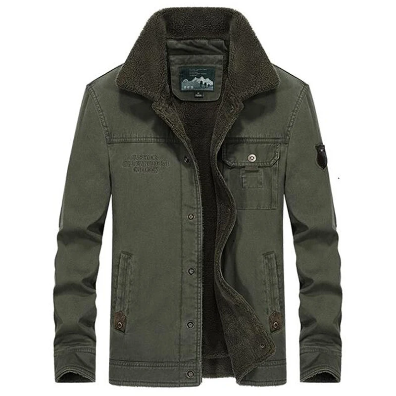 Winter Jacket Men Outwear Windbreaker Military Fur Plush Lapel Denim Jackets Mens Thicken Fleece Jeans Jacket Plus 6XL Clothes
Winter Jacket Men Outwear Windbreaker Military Fur Plush Lapel Denim Jackets Mens Thicken Fleece Jeans Jacket Plus 6XL Clothes