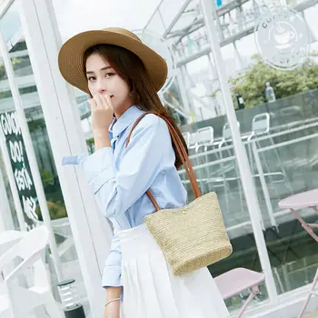 New Women Straw Woven Bag Large Casual Shoulder Bags Bohemian Rattan Wicker Handbag Beach Crossbody
New Women Straw Woven Bag Large Casual Shoulder Bags Bohemian Rattan Wicker Handbag Beach Crossbody