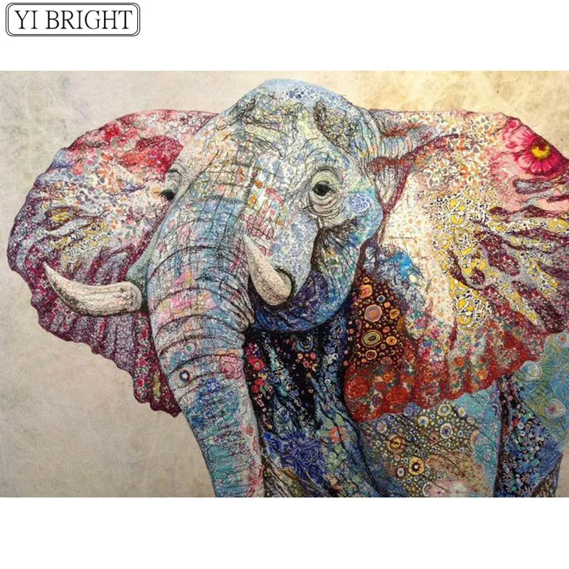 5D DIY Full Square Diamond Painting Cross Stitch Colored elephant 3D Diamond Embroidery Rhinestone Mosaic Home Decor HYY
5D DIY Full Square Diamond Painting Cross Stitch Colored elephant 3D Diamond Embroidery Rhinestone Mosaic Home Decor HYY