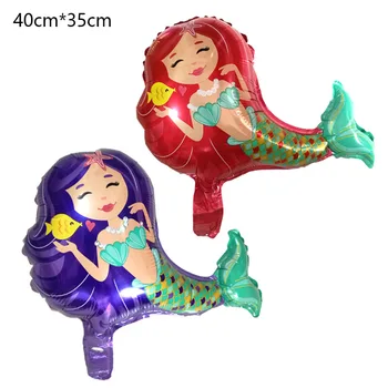 50pcs Mini cartoon mermaid styling aluminum balloons Children's festive brithday party arranging decorative balloons kid toys
50pcs Mini cartoon mermaid styling aluminum balloons Children's festive brithday party arranging decorative balloons kid toys