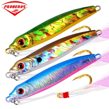 1PC Top Quality Metal Fishing Bait 100G Lead Fish Jig Fishing Lure 7 Colors Scale Hard Jigging Bait 4# Ise Nepal Hooks
1PC Top Quality Metal Fishing Bait 100G Lead Fish Jig Fishing Lure 7 Colors Scale Hard Jigging Bait 4# Ise Nepal Hooks