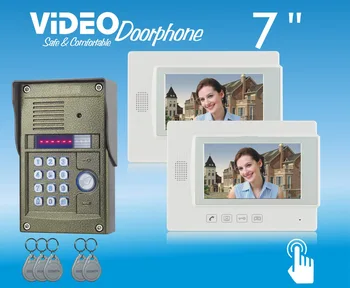 ZHDELE 7" video door phone,waterproof explosion-proof HD IR camera,ID card and Password unlock support extra CCTV camera 1 V 2
ZHDELE 7" video door phone,waterproof explosion-proof HD IR camera,ID card and Password unlock support extra CCTV camera 1 V 2