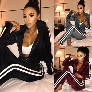 Bigsweety 2 Piece Set Tracksuits For Women Casual Coat+ Long Pants Women Velvet Suits Fitness Set Sportswear Conjunto Feminino
Bigsweety 2 Piece Set Tracksuits For Women Casual Coat+ Long Pants Women Velvet Suits Fitness Set Sportswear Conjunto Feminino