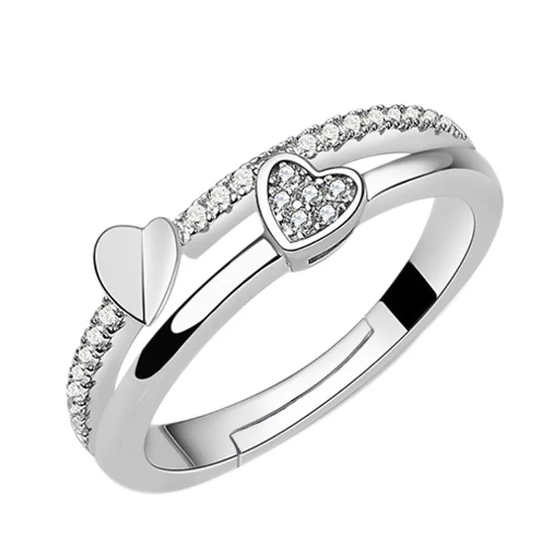 Wholesale Lady Jewelry Fashion Silver Rings Open Size and Cheap Price Accept Small Quantity Order Stocks Crystal Ring
Wholesale Lady Jewelry Fashion Silver Rings Open Size and Cheap Price Accept Small Quantity Order Stocks Crystal Ring