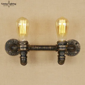 2 Heads Vintage Iron Minimalist Creative Wall Lamp E27 LED Water Pipe Retro Sconce Lights For Bedroom Living Room Cafe Hallway
2 Heads Vintage Iron Minimalist Creative Wall Lamp E27 LED Water Pipe Retro Sconce Lights For Bedroom Living Room Cafe Hallway
