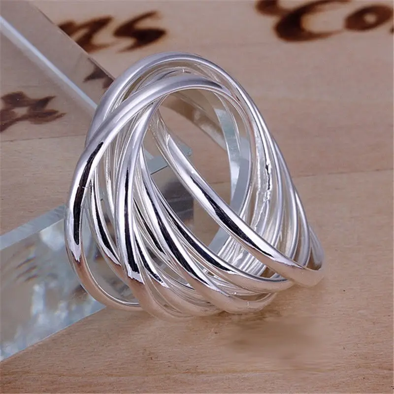 Wedding Anniversary Ring New Fashion Ethnic Style 9 Line Circle Women Femal Silver Plated Nine Ring Jewelry Finger Accessories
Wedding Anniversary Ring New Fashion Ethnic Style 9 Line Circle Women Femal Silver Plated Nine Ring Jewelry Finger Accessories