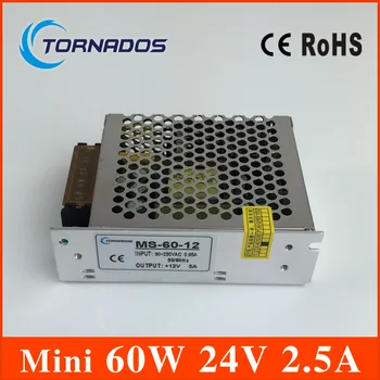 MS-60-24 60W 24V 2.5A Single Output Mini size LED Switching Power Supply Transformer AC to DC
MS-60-24 60W 24V 2.5A Single Output Mini size LED Switching Power Supply Transformer AC to DC