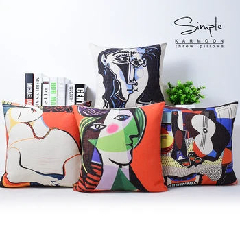 Pablo Picasso Paintings Cushion Covers European Modern Abstract Art Cushion Cover Linen Pillowcase For Sofa Couch Chair
Pablo Picasso Paintings Cushion Covers European Modern Abstract Art Cushion Cover Linen Pillowcase For Sofa Couch Chair