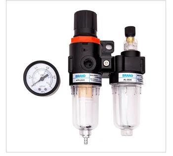 AFC 2000 Air Filter Regulator Airbrush Lubricator Water Oil Separator Combination Union Gauge FRL Filter Lubricator G1/4"
AFC 2000 Air Filter Regulator Airbrush Lubricator Water Oil Separator Combination Union Gauge FRL Filter Lubricator G1/4"