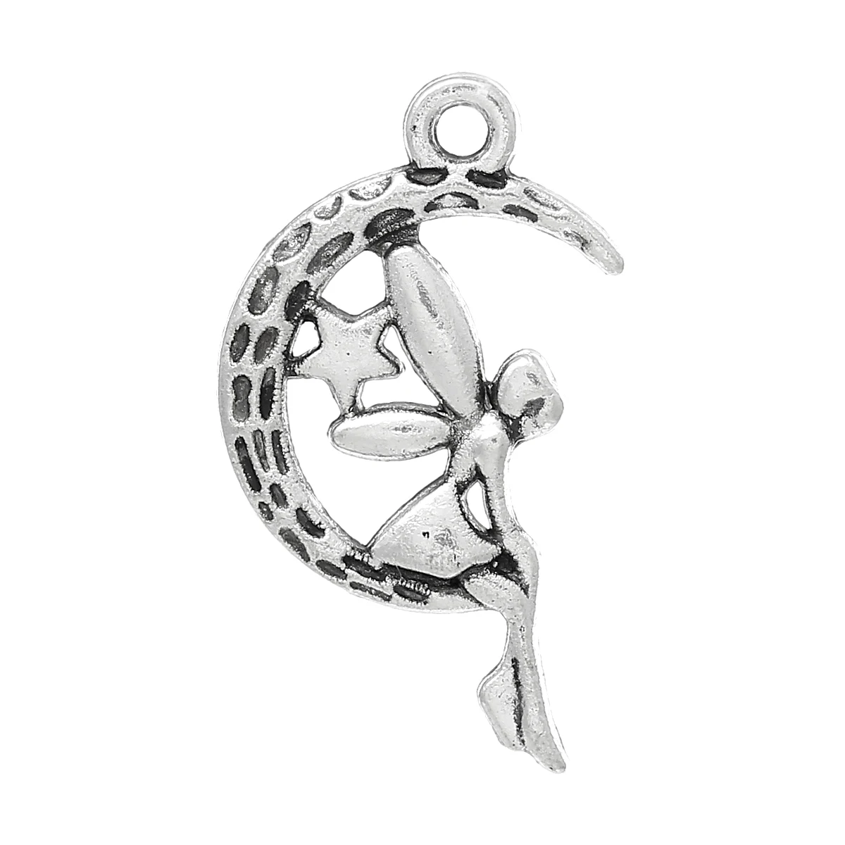 DoreenBeads Zinc metal alloy Charm Pendants Angel Antique Silver Moon Pattern 25.0mm(1") x 15.0mm( 5/8"), 9 PCs 2015 new
DoreenBeads Zinc metal alloy Charm Pendants Angel Antique Silver Moon Pattern 25.0mm(1") x 15.0mm( 5/8"), 9 PCs 2015 new