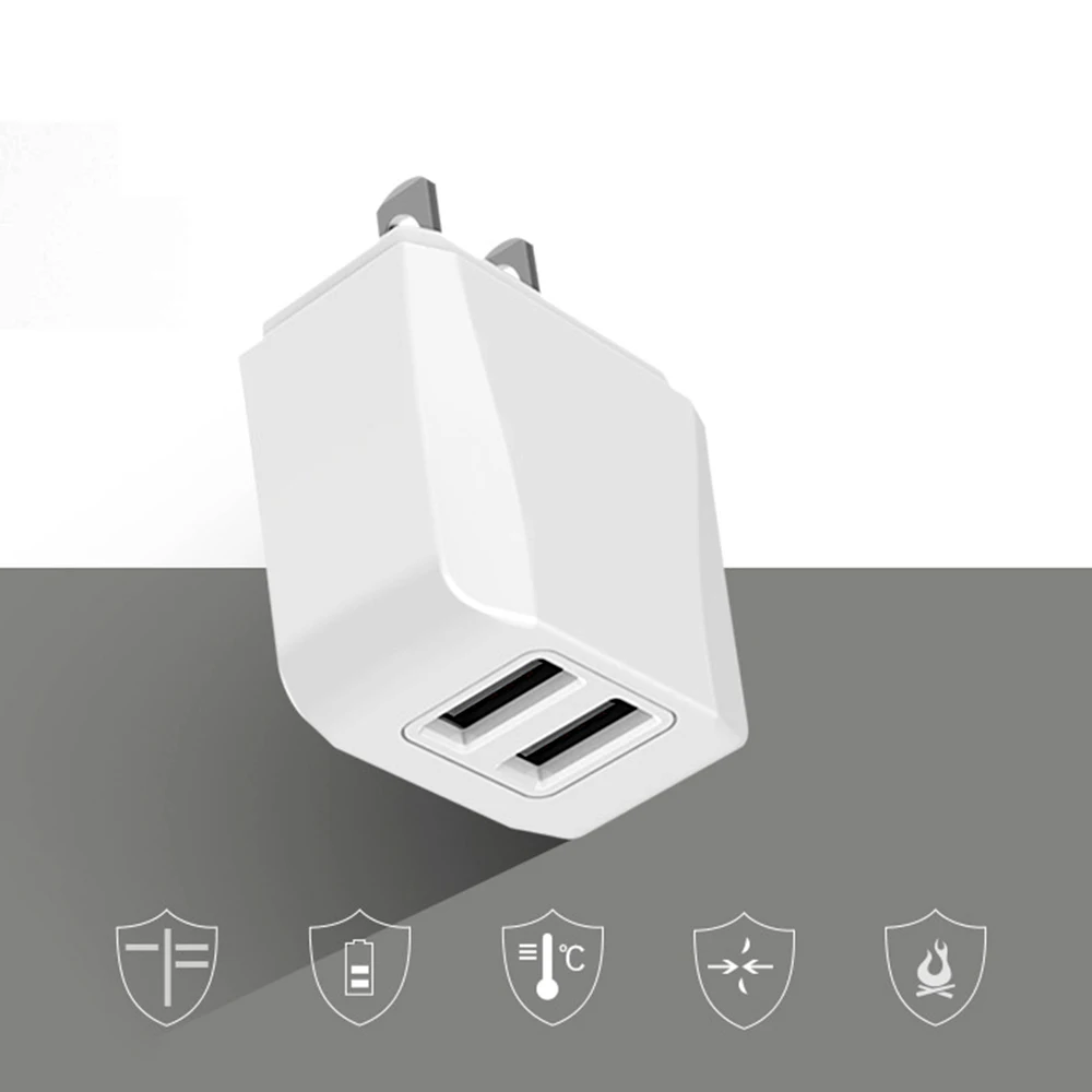 Dual USB Charger, Mobile Phone US Charger Plug Travel Wall Charger Adapter For iPhone iPad Samsung Xiaomi Phone Charger
Dual USB Charger, Mobile Phone US Charger Plug Travel Wall Charger Adapter For iPhone iPad Samsung Xiaomi Phone Charger