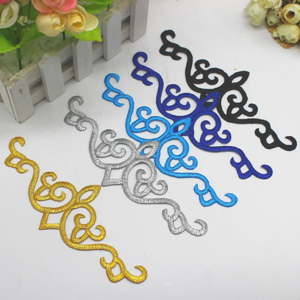 Iron On Embroidered Patches 5 Pcs/Lot Gold Appliqued Lace Royal Crown TrimsDiy Cosplay Costumes Gold Silver Trims 18CM*6CM
Iron On Embroidered Patches 5 Pcs/Lot Gold Appliqued Lace Royal Crown TrimsDiy Cosplay Costumes Gold Silver Trims 18CM*6CM