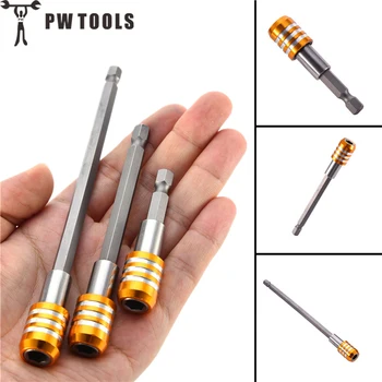 PW TOOLS Magnetic Screwdriver Bit Holder 1/4" Hex Shank Quick Release Drill Bits Holder 6/10/15cm Adaptor Power Tool Accessories
PW TOOLS Magnetic Screwdriver Bit Holder 1/4" Hex Shank Quick Release Drill Bits Holder 6/10/15cm Adaptor Power Tool Accessories
