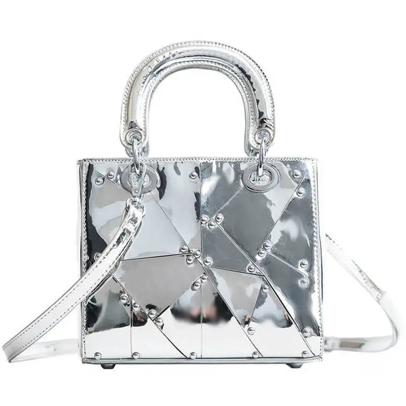 2019Summer Fashion New Handbag Tote bag High quality PU Leather Women bag Mirror Handle Shoulder Bag British Fashion Female bag
2019Summer Fashion New Handbag Tote bag High quality PU Leather Women bag Mirror Handle Shoulder Bag British Fashion Female bag