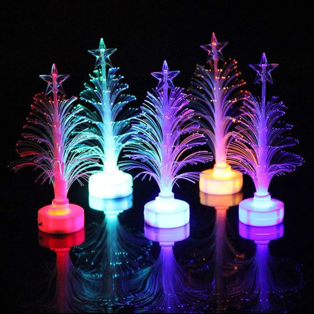 LED Christmas Tree Night Light Decorative Holiday Scene Fiber Optical Assorted Children Xmas Gift 7 Colors
LED Christmas Tree Night Light Decorative Holiday Scene Fiber Optical Assorted Children Xmas Gift 7 Colors