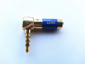 1pcs blue copper aduio Stereo 4 Pole 3.5mm Plug 90 degree Angled Jack Solder adapter
1pcs blue copper aduio Stereo 4 Pole 3.5mm Plug 90 degree Angled Jack Solder adapter