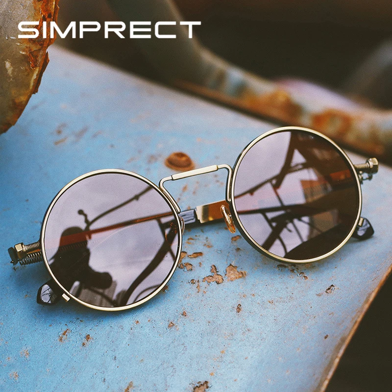 SIMPRECT 2019 Round Polarized Sunglasses Women Men Retro Steampunk Driving Sun Glasses UV400 High Quality Mirror Black Sunglass
SIMPRECT 2019 Round Polarized Sunglasses Women Men Retro Steampunk Driving Sun Glasses UV400 High Quality Mirror Black Sunglass