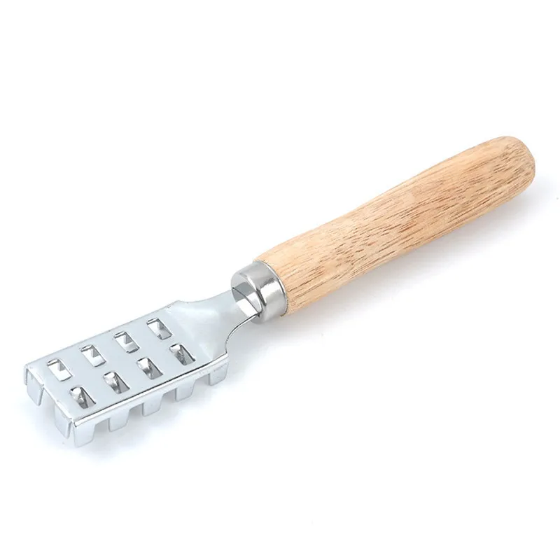 Stainless Steel fish scraping scale shaver with wood handle fish cleaning knife Fish Scraper kitchen accessories seafood tool
Stainless Steel fish scraping scale shaver with wood handle fish cleaning knife Fish Scraper kitchen accessories seafood tool