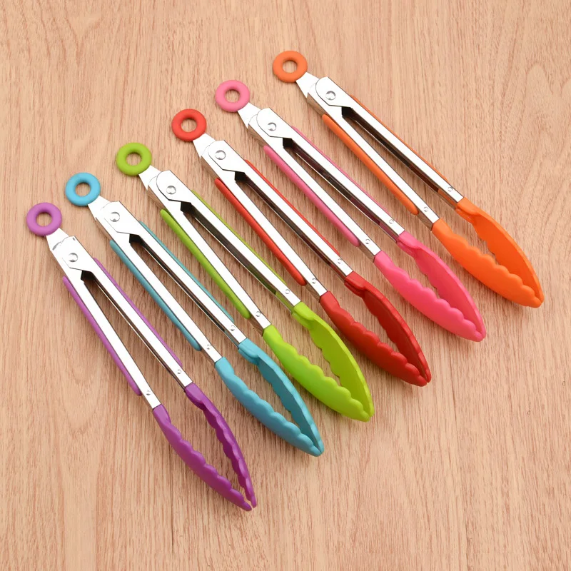 BBQ Tongs Grip for Picnic Food Clips Vegetable Baking Bread Clamp Barbecue Lock Design Kitchen Cooking Tools
BBQ Tongs Grip for Picnic Food Clips Vegetable Baking Bread Clamp Barbecue Lock Design Kitchen Cooking Tools