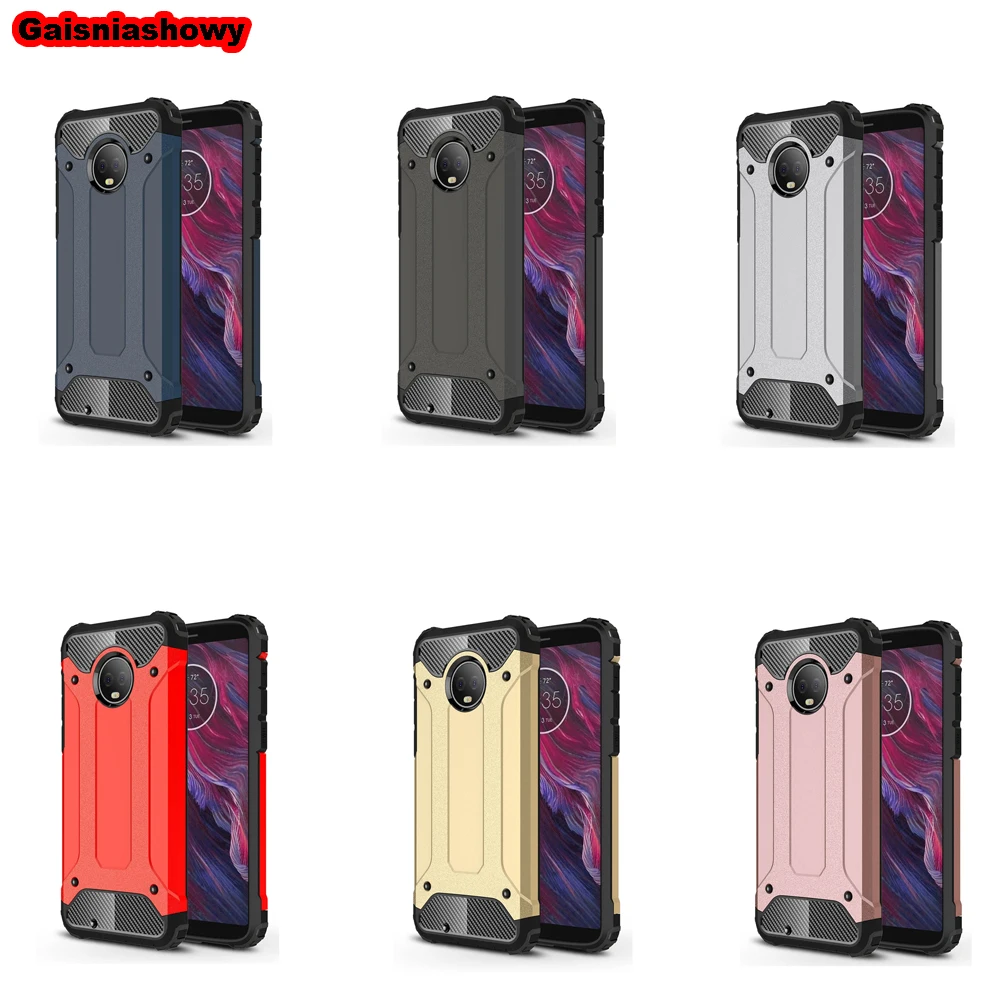 Case For Motorola Moto E5 G5 G5S G6 G4 Go P30 One Power Plus Play Shockproof Protective Hard PC With Silicone Phone Case Cover
Case For Motorola Moto E5 G5 G5S G6 G4 Go P30 One Power Plus Play Shockproof Protective Hard PC With Silicone Phone Case Cover