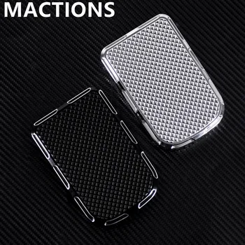 Motorcycle Large Brake Pedal Pad Cover Black/Chrome Aluminum For Harley Softail '86-later Touring Fat Boy Road King Street Glide
Motorcycle Large Brake Pedal Pad Cover Black/Chrome Aluminum For Harley Softail '86-later Touring Fat Boy Road King Street Glide