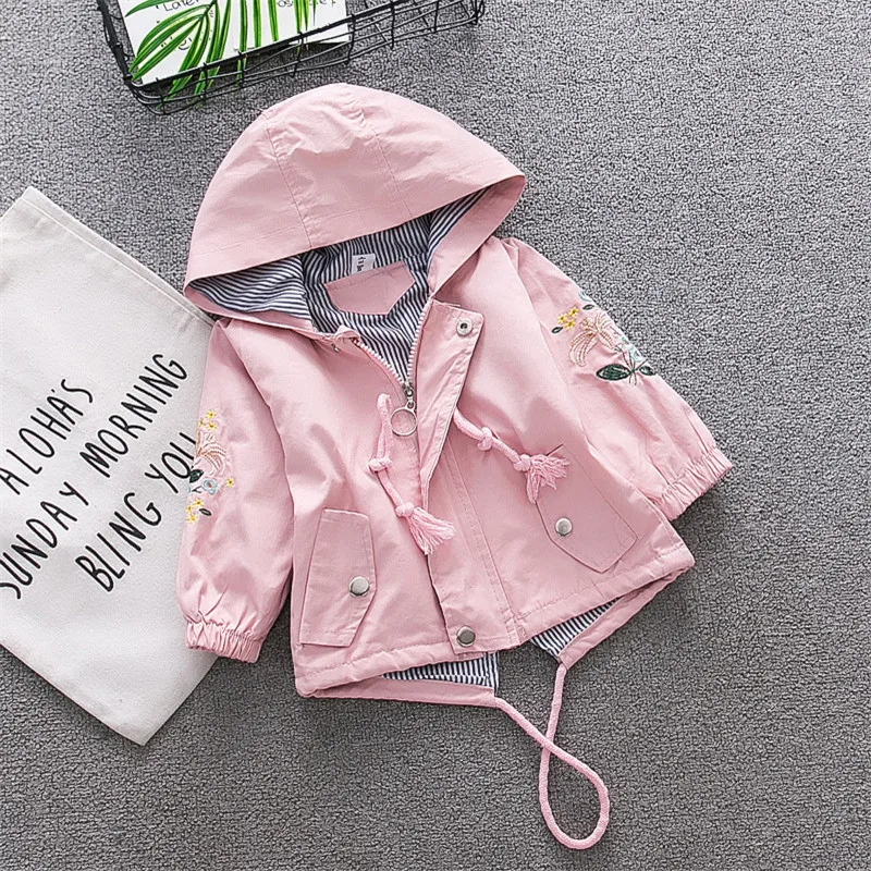 Girls Jacket 2019 New Spring Kids Embroidery Flower Hooded Coat For Baby Girl Outerwear Autumn Infant Clothes DWQ142
Girls Jacket 2019 New Spring Kids Embroidery Flower Hooded Coat For Baby Girl Outerwear Autumn Infant Clothes DWQ142