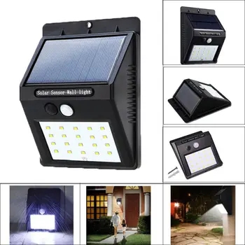 Solar powered LED sensor PIR Motion Sensor Wall lamp waterproof outdoor Garden street wall night light security led lamp
Solar powered LED sensor PIR Motion Sensor Wall lamp waterproof outdoor Garden street wall night light security led lamp