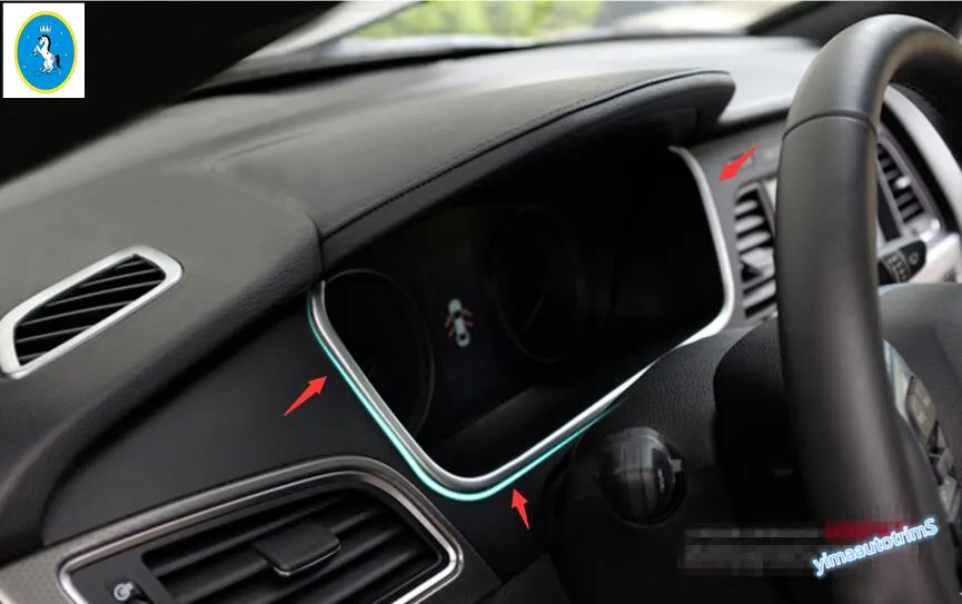 Lapetus Instrument Dashboard Decorative Frame Strip Cover Trim Fit For Hyundai Sonata 2015 - 2018 ABS Pearl Chrome Interior
Lapetus Instrument Dashboard Decorative Frame Strip Cover Trim Fit For Hyundai Sonata 2015 - 2018 ABS Pearl Chrome Interior