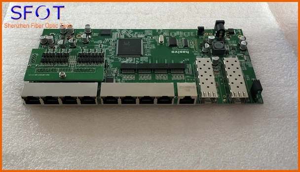 POE reverse Switch board with web management, 2 Port SFP + 8 Ports GE Rj45 Operational PD switch
POE reverse Switch board with web management, 2 Port SFP + 8 Ports GE Rj45 Operational PD switch