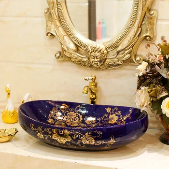 Bathroom ceramic counter top sink wash basin europe art basin lavabo bathroom countertop basin bathroom sink oval blue color
Bathroom ceramic counter top sink wash basin europe art basin lavabo bathroom countertop basin bathroom sink oval blue color